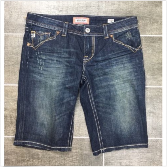 MEK Women's Shorts 30W Bernmuda New Oaxaca Zip Fly - Picture 2 of 4